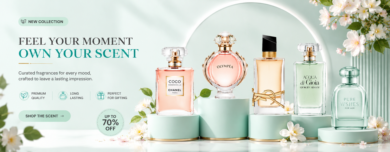 Feel Your Moment. Own Your Scent.